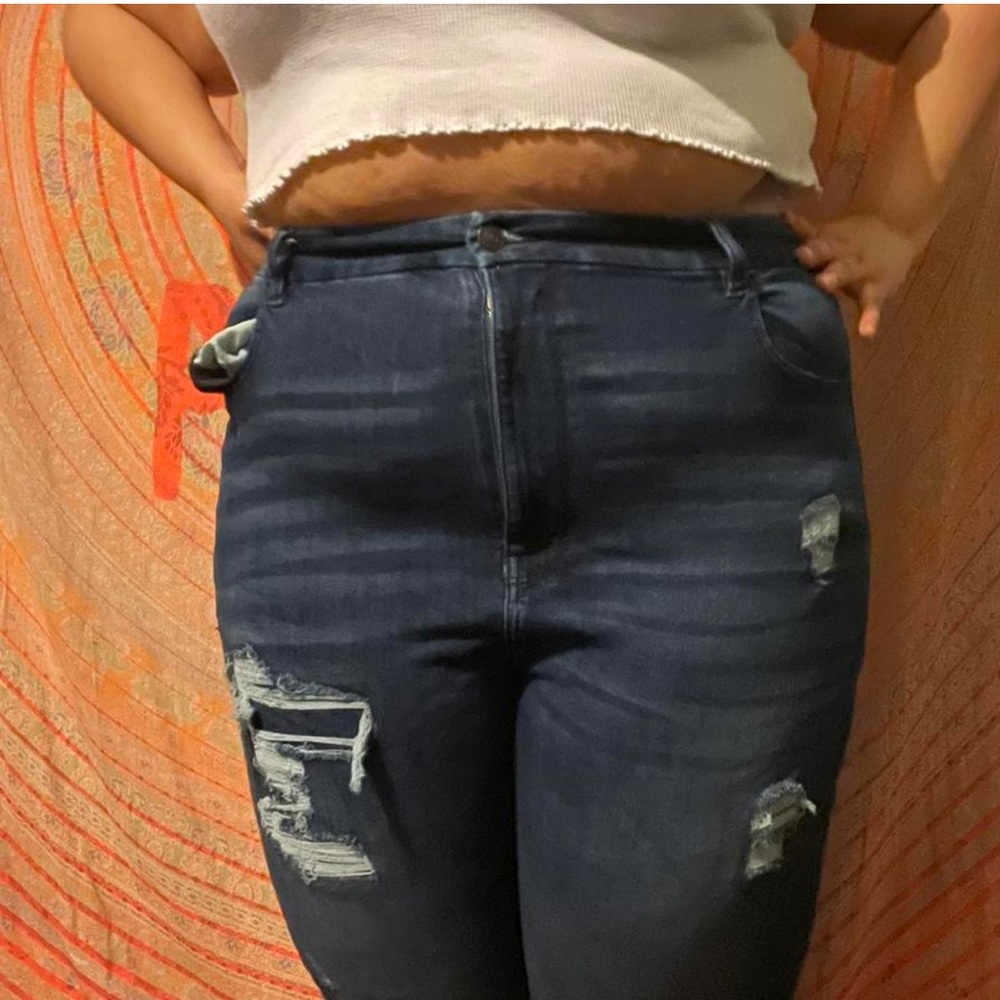 Plus size American Eagle Jeans in Dark Blue in 2x